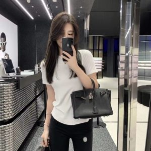 MBH Top Grain Leather Lychee Pattern 25 Inch Platinum Bag Large Capacity Fashion Handbag